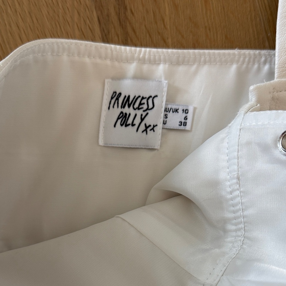 White Studded Halter Top - Picture 3 of 4